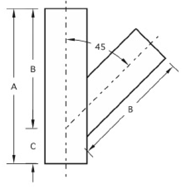 45 Degree lateral