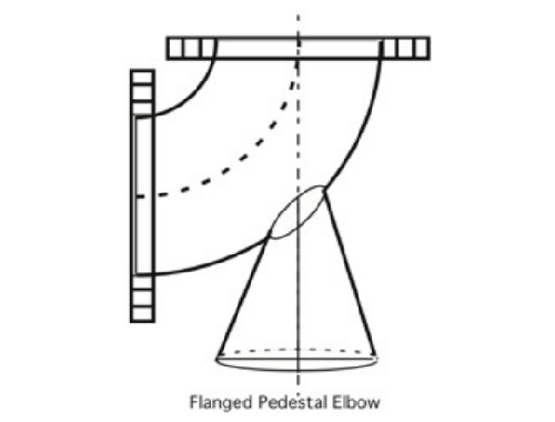 Flanged Pedestal Elbow